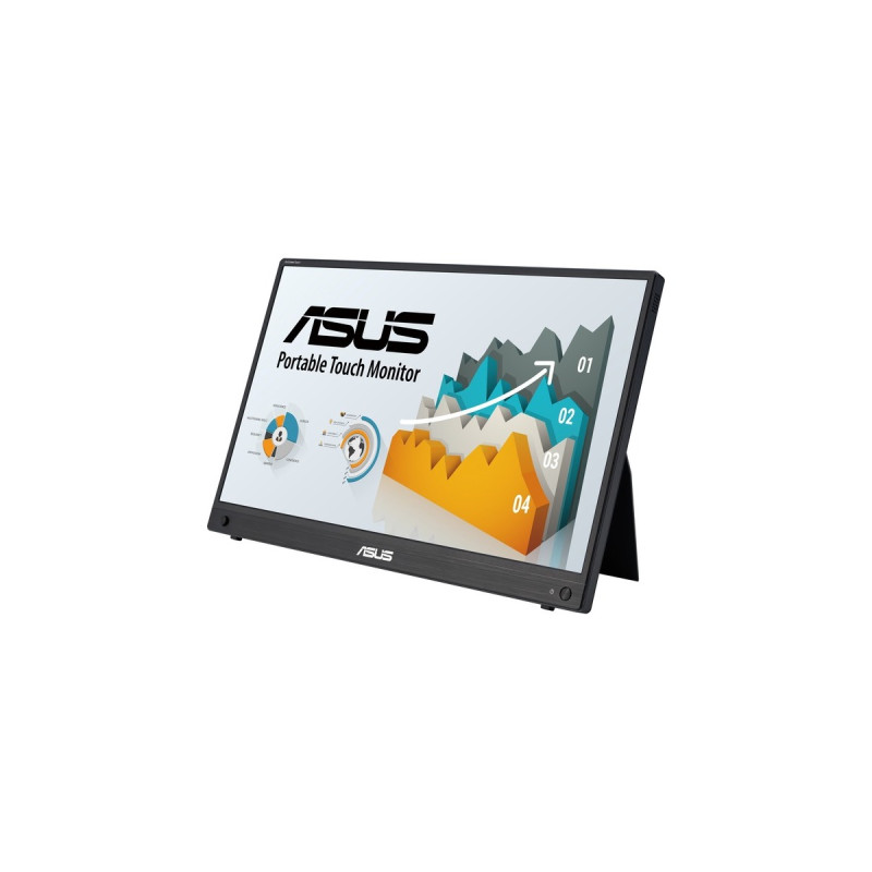 ASUS ZenScreen MB16AHT, LED-Monitor(40 cm (16 Zoll), schwarz, FullHD, IPS, Multitouch, USB-C)