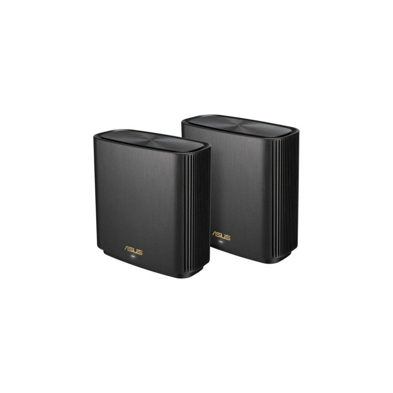 ASUS ZenWiFi AX (XT8) 2er Set, Router(schwarz, Set aus zwei Geräten)