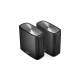 ASUS ZenWiFi AX (XT8) 2er Set, Router(schwarz, Set aus zwei Geräten)