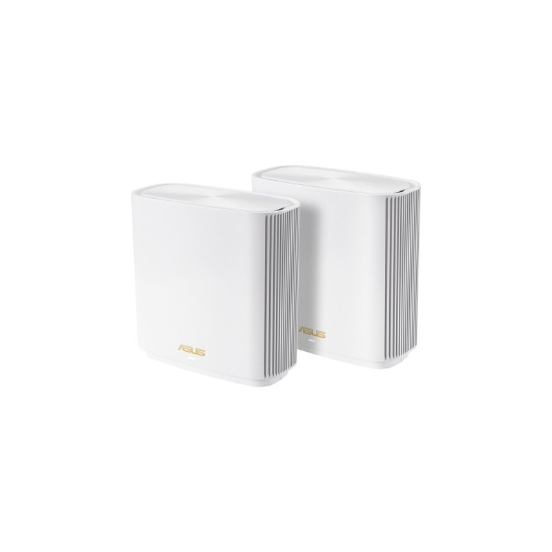 ASUS ZenWiFi AX (XT8) 2er Set, Router(weiß, Set aus zwei Geräten)