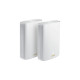 ASUS ZenWifi AX (XP4) AX1800 2er Set, Router(weiß, 1x Router + 1x Satellit)