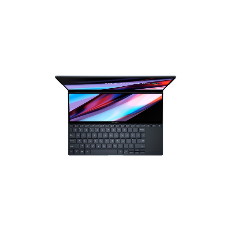 ASUS Zenbook Pro 14 Duo OLED (UX8402ZE-M3150W), Notebook(schwarz, Windows 11 Home 64-Bit, 36.8 cm (14.5 Zoll) & 120 Hz Display, 2 TB SSD)
