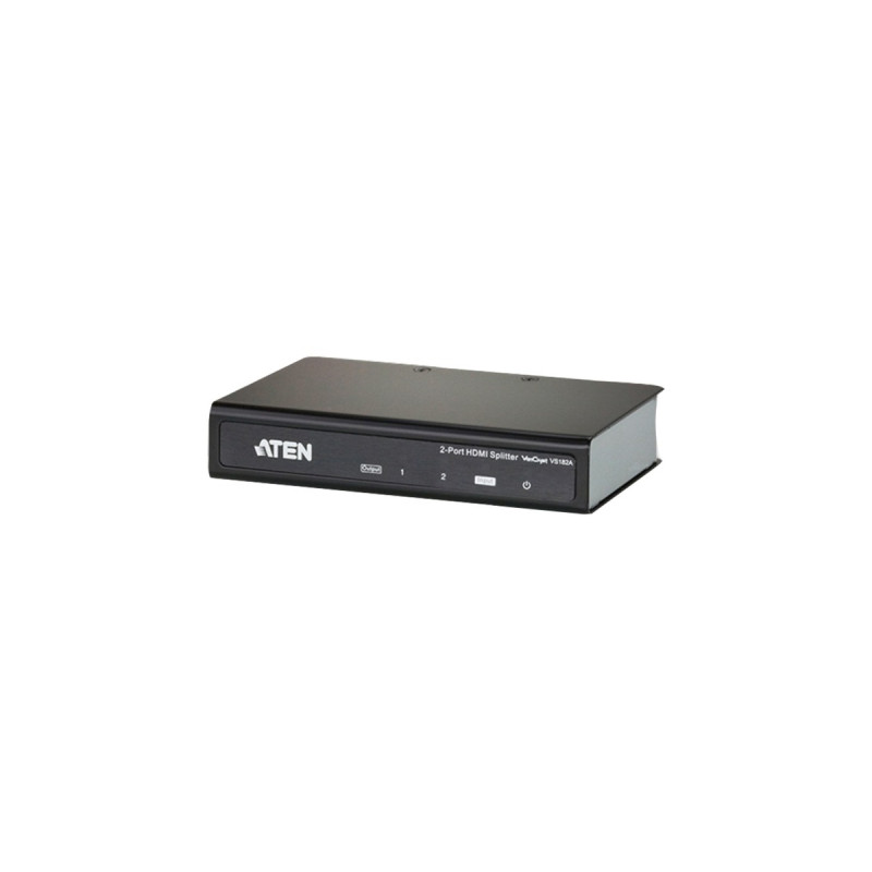 ATEN 2Port HDMI Audio/Video Splitter, HDMI Splitter(schwarz)