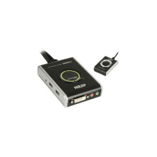 ATEN 2-Port USB 2.0 DVI KVM Switch, KVM-Switch(schwarz, CS682)