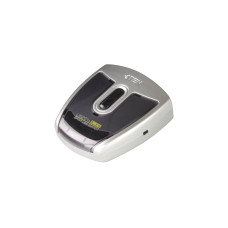 ATEN 2-Port USB 2.0 Peripheral Switch US-221A, USB-Hub(silber/schwarz, ein USB-Gerät an 2 PCs)