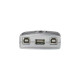 ATEN 2-Port USB 2.0 Peripheral Switch US-221A, USB-Hub(silber/schwarz, ein USB-Gerät an 2 PCs)