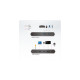 ATEN 2-Port USB-C Gen 1 Dock Switch, Dockingstation(silber, USB-A 3.2, HDMI, USB-C PD)