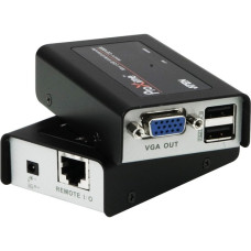 ATEN CE100 MINI USB KVM Extender, KVM-Switch(schwarz/silber)
