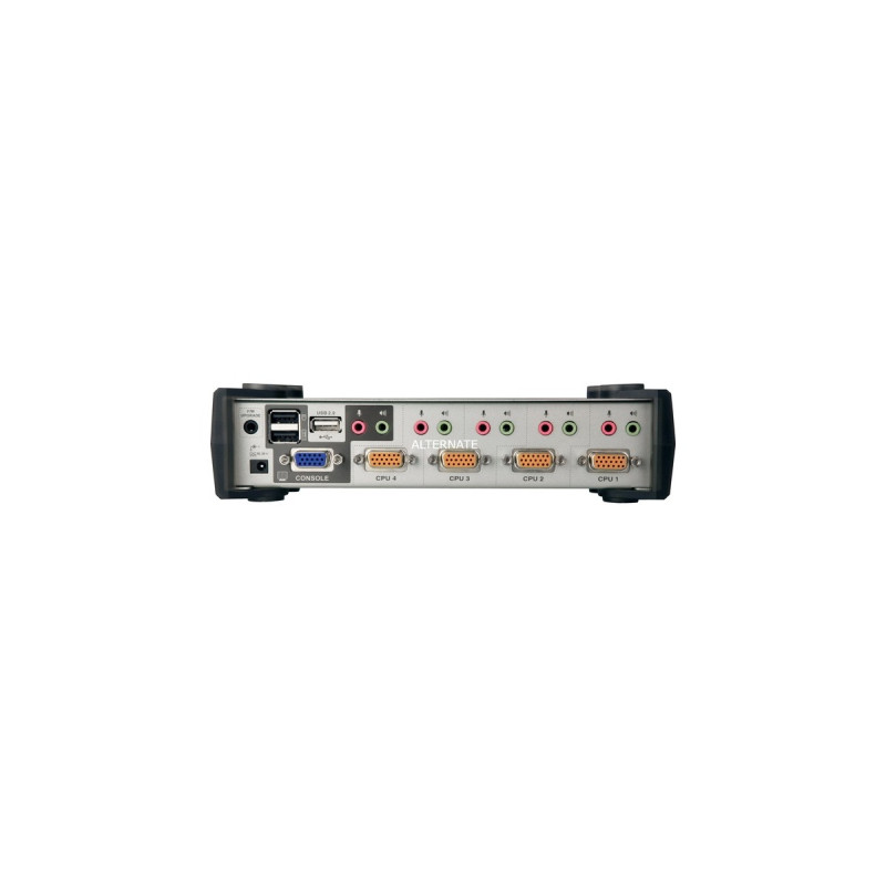 ATEN CS1734B, KVM-Switch(silber/schwarz, 4-Port, Sound)