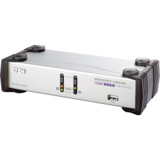 ATEN CS1742C, KVM-Switch(silber/schwarz, 2-Port, Dual-VGA, Sound)