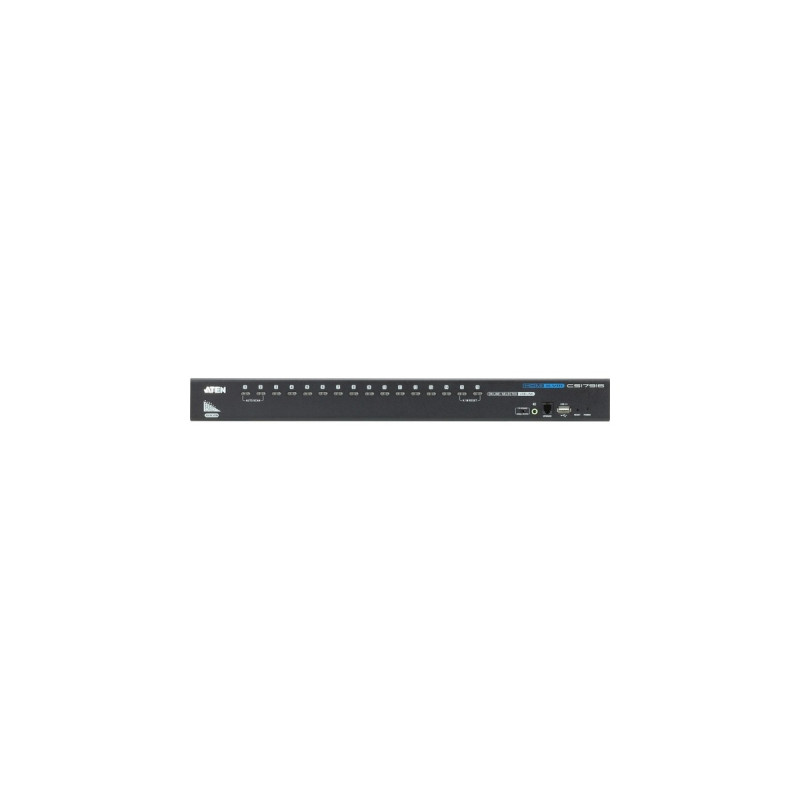 ATEN CS17916, KVM-Switch(schwarz, 16-Port, Sound)