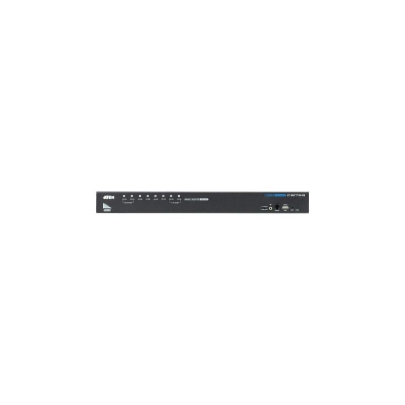 ATEN CS1798, KVM-Switch(schwarz, 8-Port, Sound)