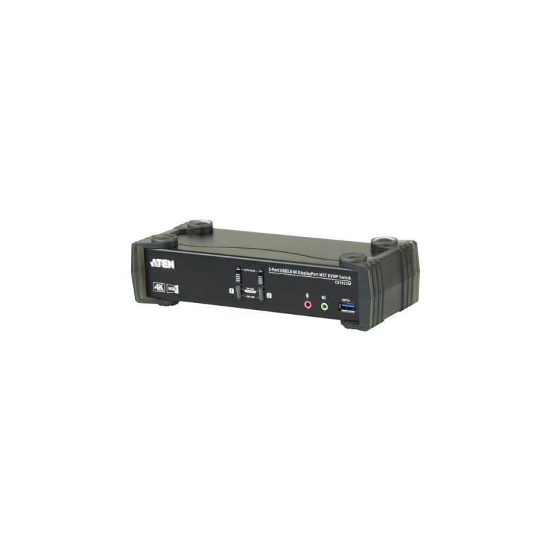 ATEN CS1922M 2-Port USB 3.0 4K DisplayPort MST KVMP Switch, KVM-Switch