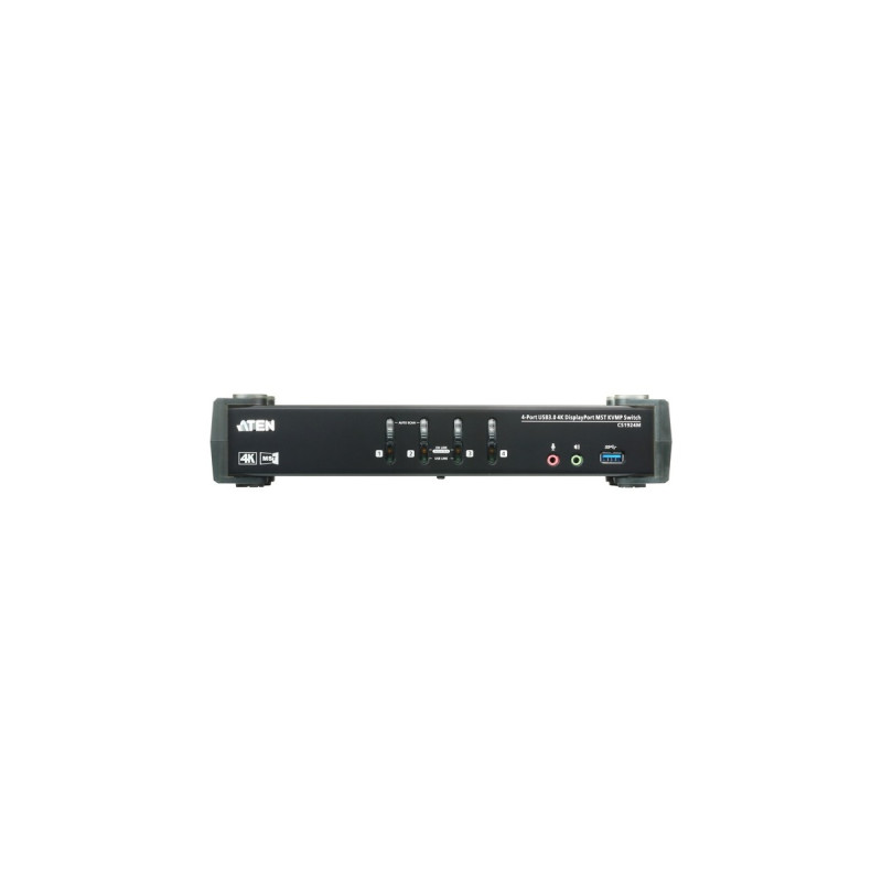 ATEN CS1924M 4-Port USB 3.0 4K DisplayPort MST KVMP Switch, KVM-Switch