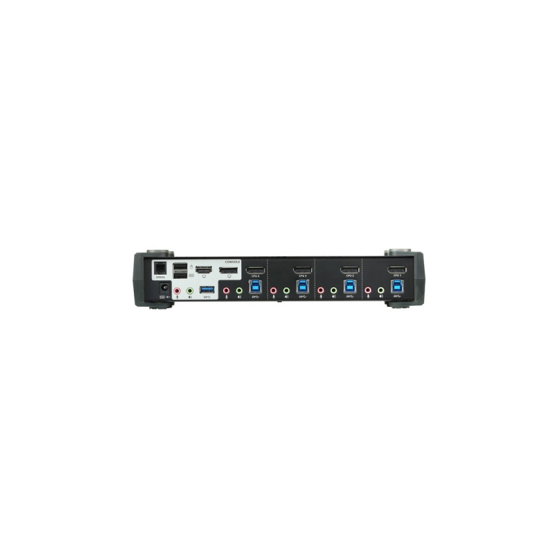 ATEN CS1924M 4-Port USB 3.0 4K DisplayPort MST KVMP Switch, KVM-Switch
