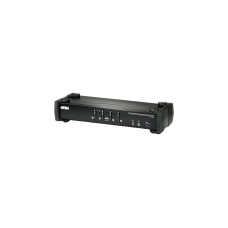 ATEN CS1924 4P USB3.1 4K DP Switch, KVM-Switch(schwarz)