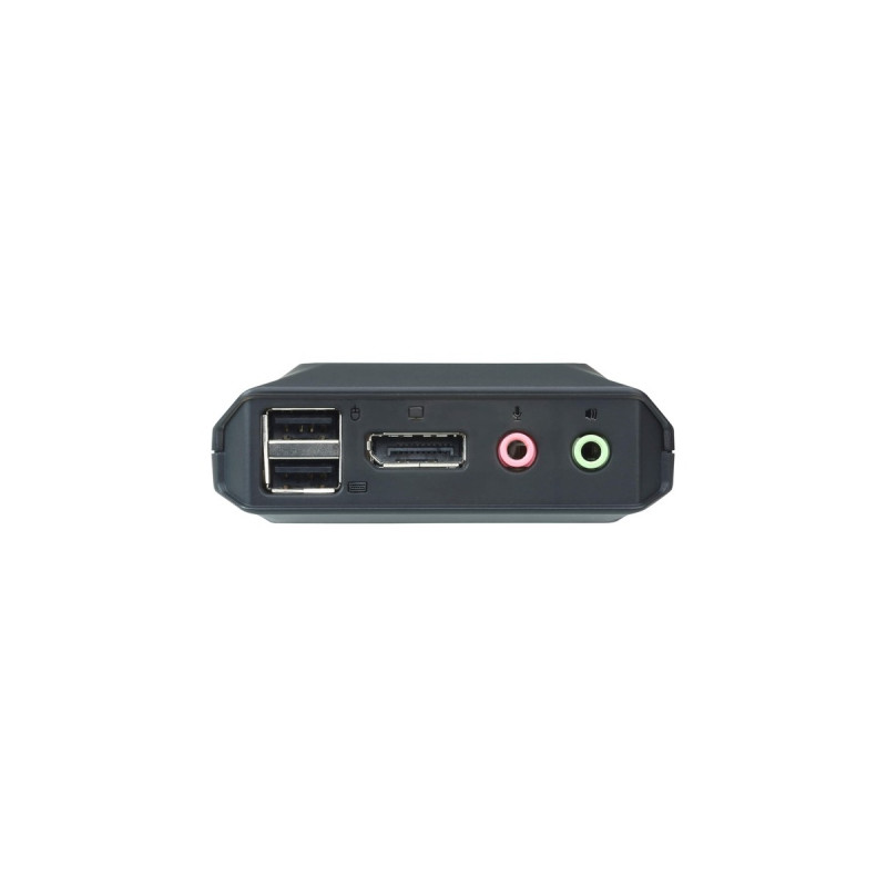 ATEN CS22DP 2P , KVM-Switch(schwarz, USB DP)
