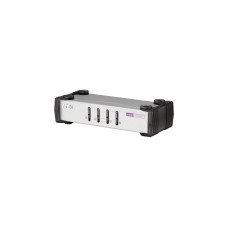 ATEN CS84U, KVM-Switch(silber, 4-Port)