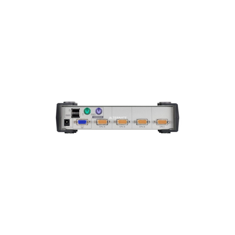 ATEN CS84U, KVM-Switch(silber, 4-Port)