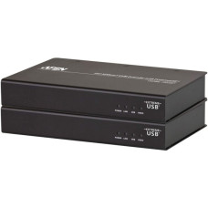 ATEN DVI HDBaseT KVM Extender mit ExtremeUSB CE610A, Grafikverlängerung(schwarz, 1.920 x 1.200 bei 100 Meter)