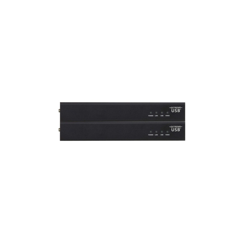ATEN DVI HDBaseT KVM Extender mit ExtremeUSB CE610A, Grafikverlängerung(schwarz, 1.920 x 1.200 bei 100 Meter)