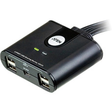 ATEN US424 4-Port USB 2.0 Peripheral Switch, USB-Hub