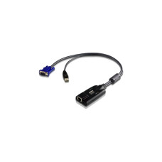ATEN USB-VGA-Virtual-Media-KVM-Adapter KA7175(schwarz, mit Chipkartenunterstützung)