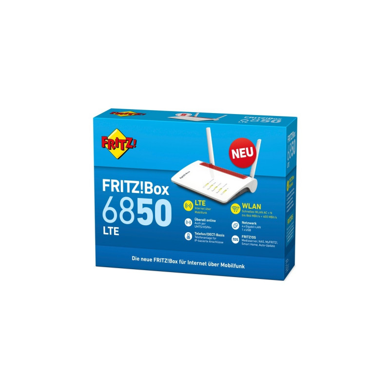 AVM FRITZ!Box 6850 LTE, WLAN-LTE-Router