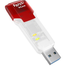 AVM FRITZ!WLAN Stick AC 860, WLAN-Adapter(weiß/rot, Outlet)