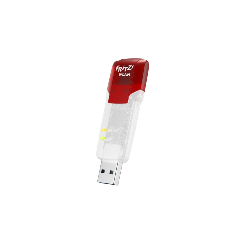 AVM FRITZ!WLAN Stick AC 860, WLAN-Adapter(weiß/rot)