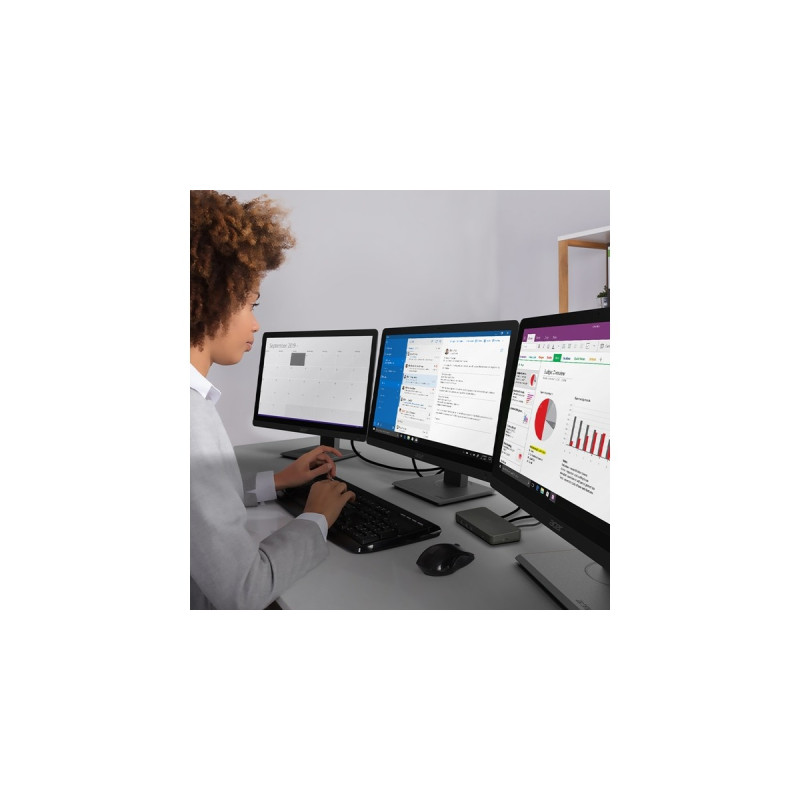 Acer Chrome USB Type-C Dock II, D501, Dockingstation(silber, HDMI, DisplayPort, USB, LAN)