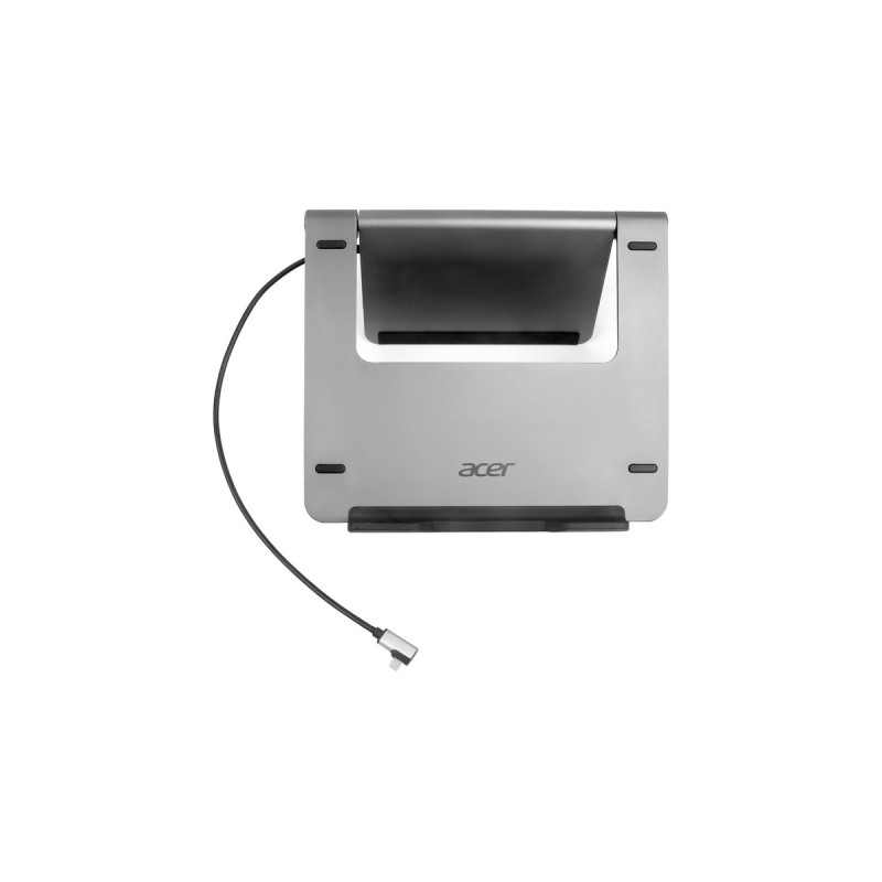 Acer Notebook Ständer inkl. 5in1 Docking Station, Dockingstation(aluminium, USB-C, HDMI, USB-A)