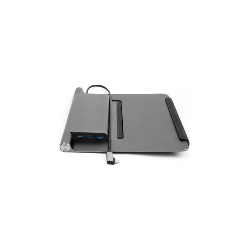 Acer Notebook Ständer inkl. 5in1 Docking Station, Dockingstation(aluminium, USB-C, HDMI, USB-A)