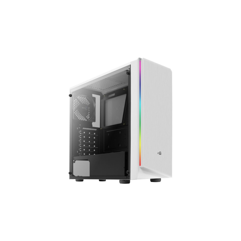 Aerocool ACCM-PV13012.21, Tower-Gehäuse(weiß/schwarz, Window-Kit)