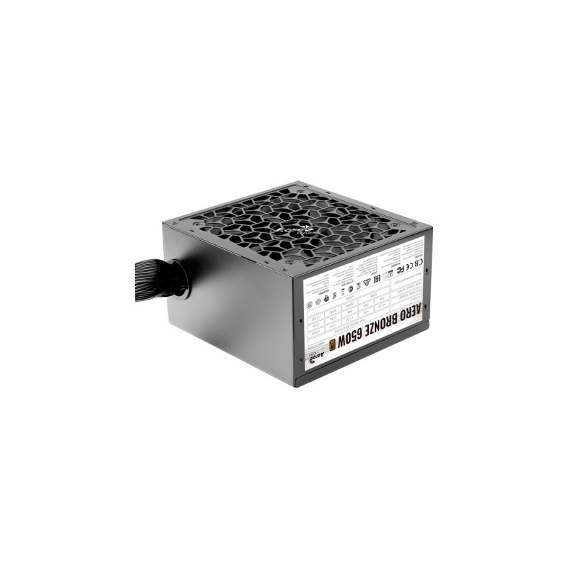 Aerocool AERO 80+ Bronze 650W, PC-Netzteil(schwarz, 2x PCIe, 650 Watt)