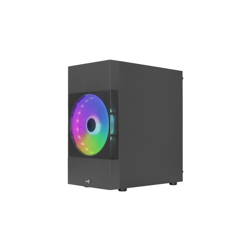 Aerocool Atomic Lite-G-BK-v1, Tower-Gehäuse(schwarz, Tempered Glass)