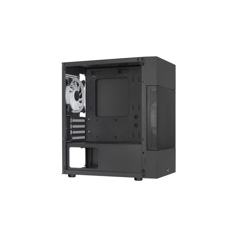 Aerocool Atomic Lite-G-BK-v1, Tower-Gehäuse(schwarz, Tempered Glass)