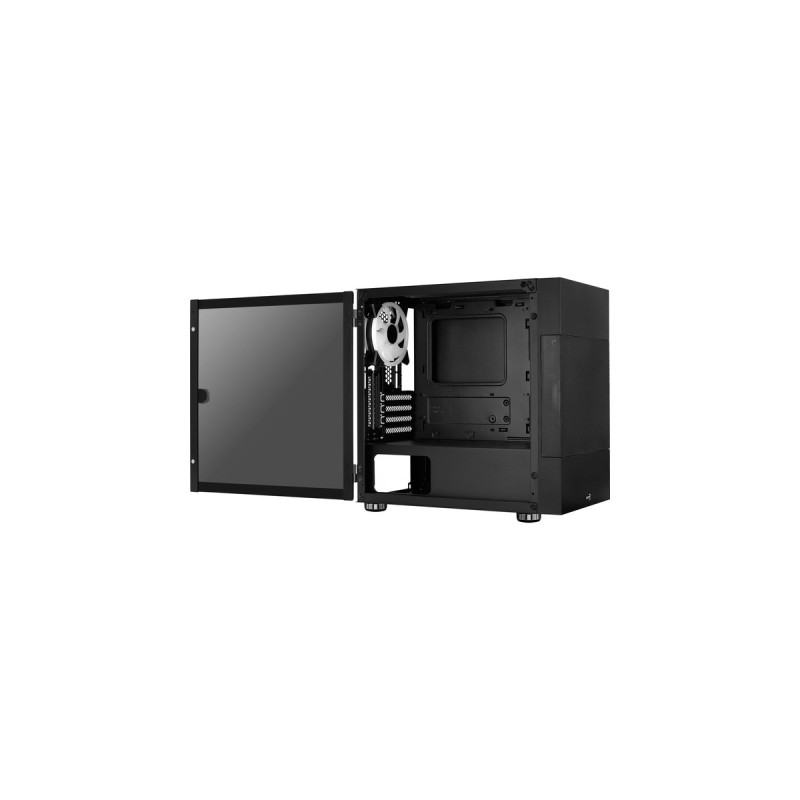 Aerocool Atomic v2, Tower-Gehäuse(schwarz, Tempered Glass, Version inkl. GPU-Bracket)