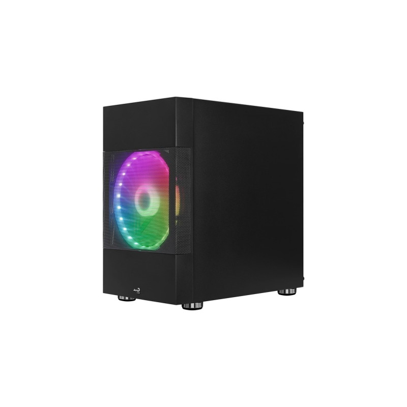 Aerocool Atomic v2, Tower-Gehäuse(schwarz, Tempered Glass, Version inkl. GPU-Bracket)