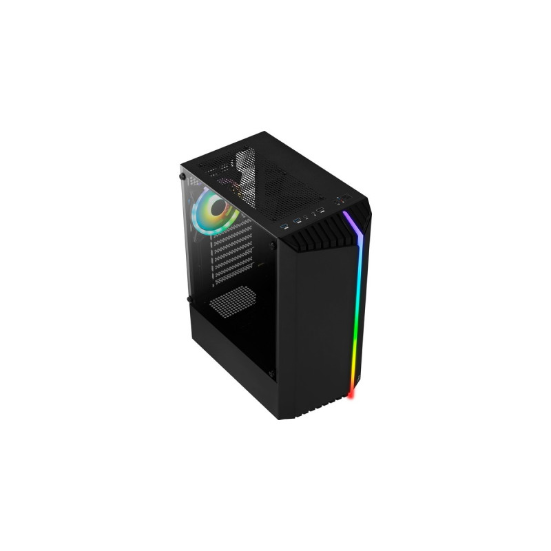 Aerocool Bionic-G v2 TG, Tower-Gehäuse(schwarz, Tempered Glass)