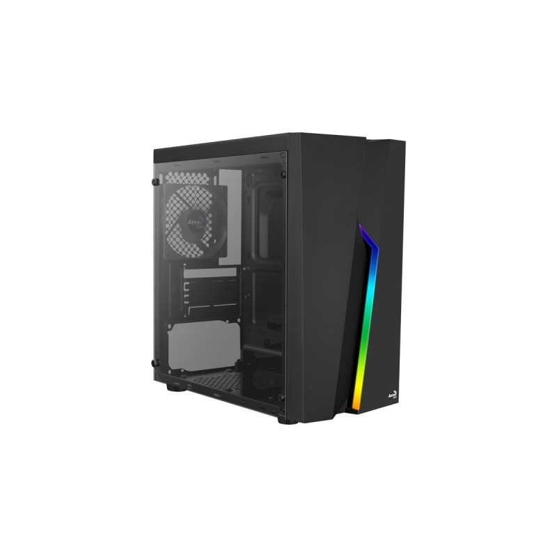 Aerocool Bolt Mini, Tower-Gehäuse(schwarz, Window-Kit)