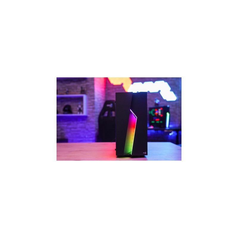 Aerocool Bolt Mini, Tower-Gehäuse(schwarz, Window-Kit)