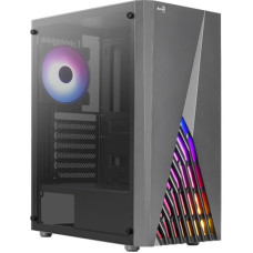 Aerocool Delta G-BK-v1, Tower-Gehäuse(schwarz, Tempered Glass)