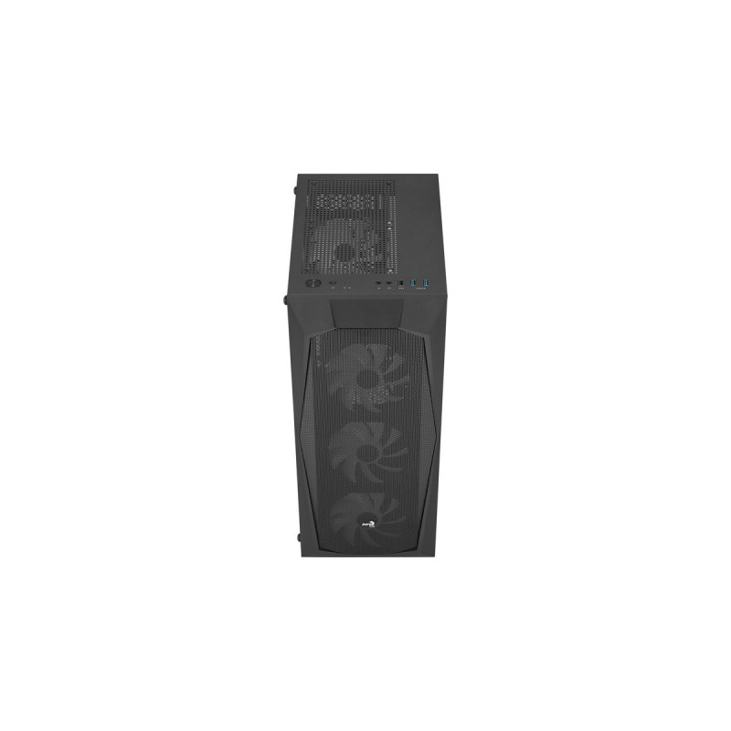 Aerocool Falcon G-BK-v2, Tower-Gehäuse(schwarz, Tempered Glass, Outlet)