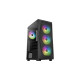 Aerocool Falcon G-BK-v2, Tower-Gehäuse(schwarz, Tempered Glass, Outlet)
