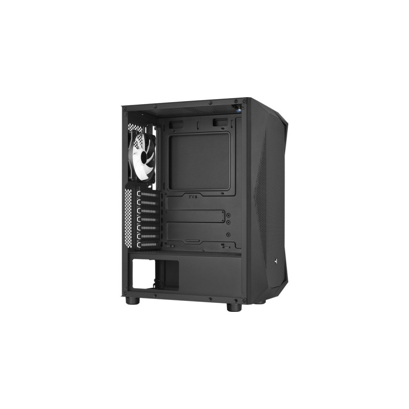 Aerocool Falcon G-BK-v2, Tower-Gehäuse(schwarz, Tempered Glass, Outlet)
