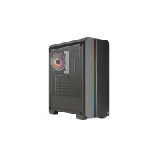 Aerocool Genesis ARGB, Tower-Gehäuse(schwarz, Seitenteil aus Acryl)