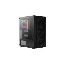 Aerocool Hive FRGB v3, Tower-Gehäuse(schwarz, Tempered Glass)
