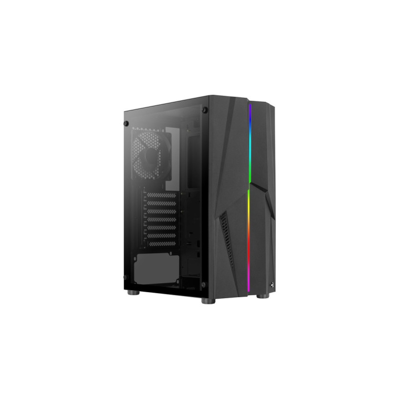 Aerocool Mecha v1, Tower-Gehäuse(schwarz, Tempered Glass)