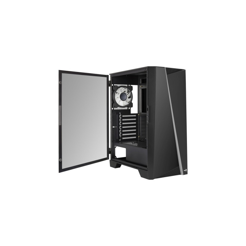 Aerocool Mirage-G-BK-v1, Tower-Gehäuse(schwarz, Tempered Glass)